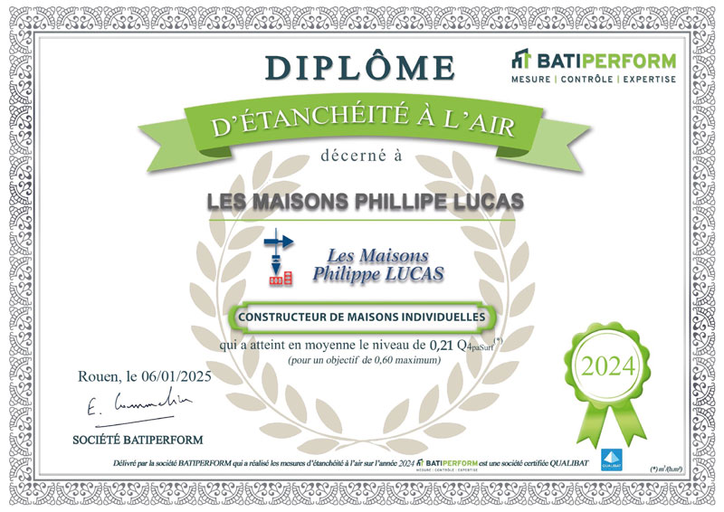 Diplôme Batiperform - 2024