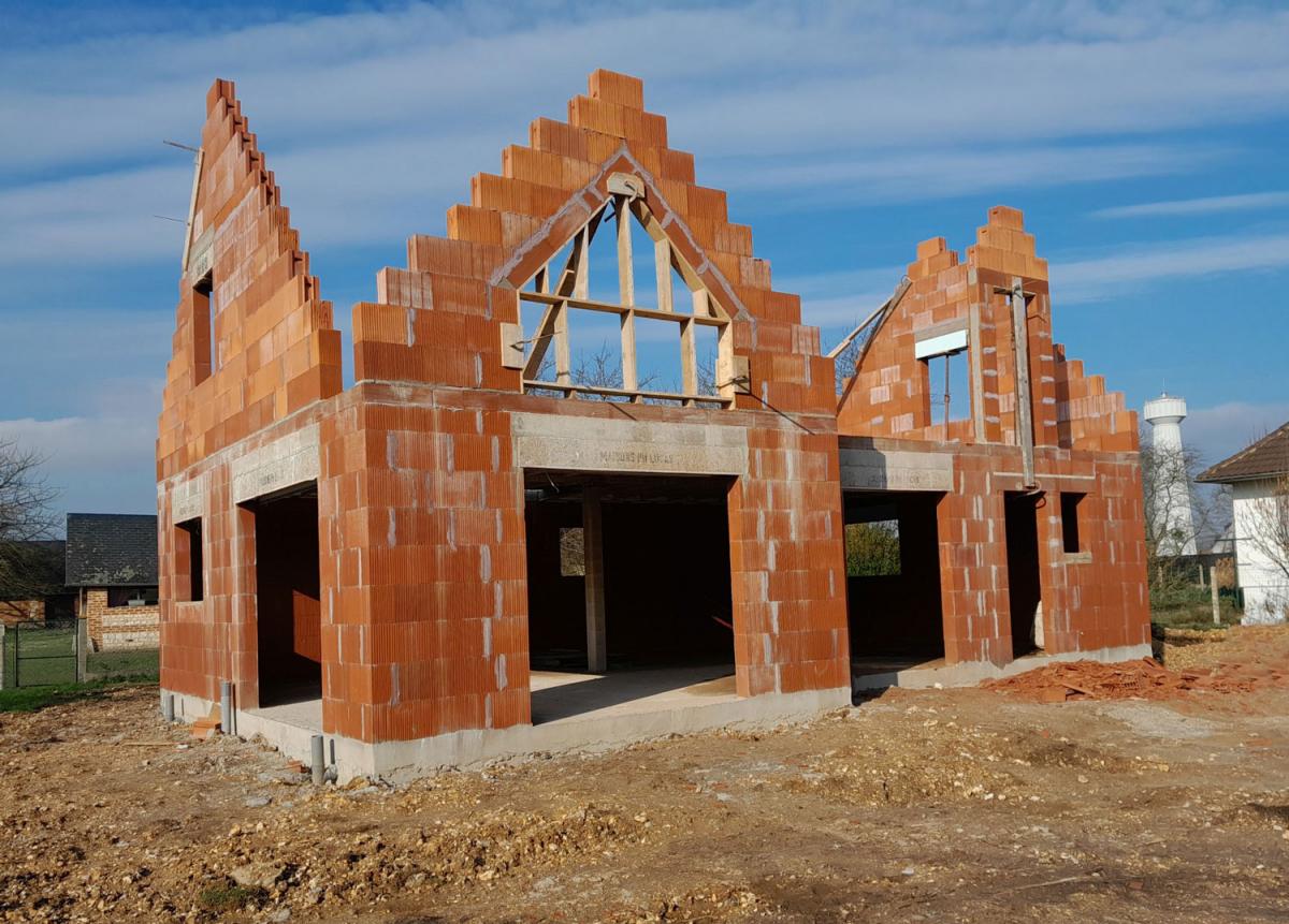 Chantier en cours - Les Maisons Philippe Lucas